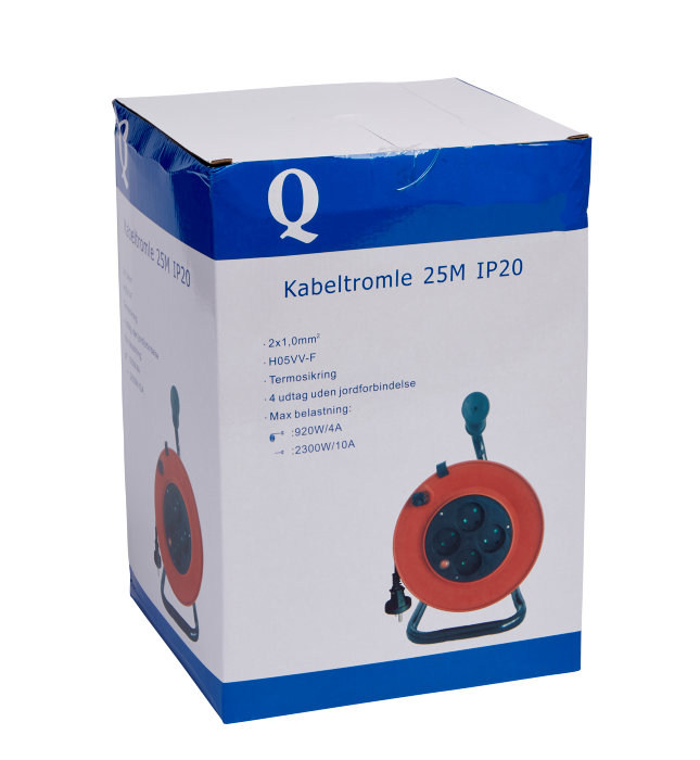 Kabeltromle 25 meter