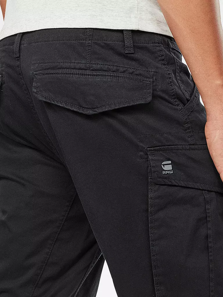 G-STAR RAW Cargohose Tapered Fit ROVIC ZIP 3D schwarz