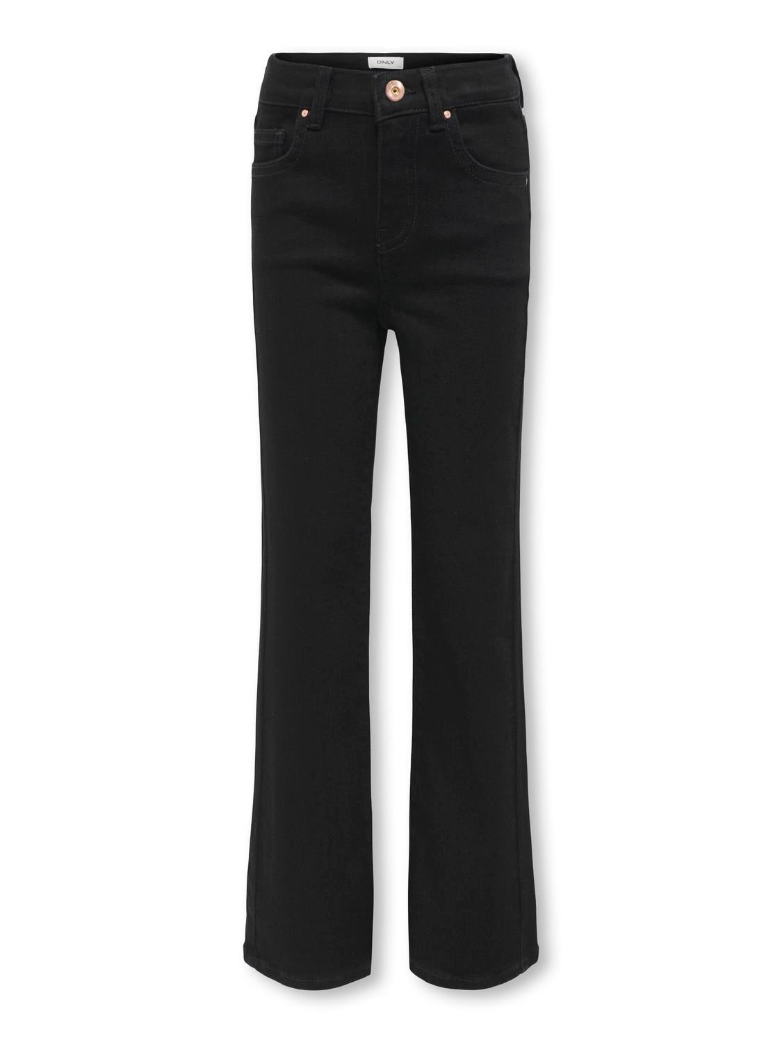 KOGJUICY Weiter Beinschnitt Jeans Black Denim