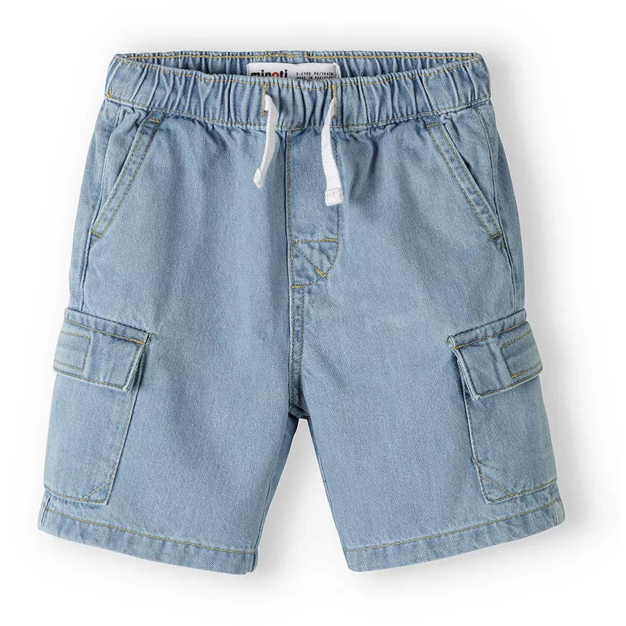 MINOTI Jeansshorts Denim-Hellblau