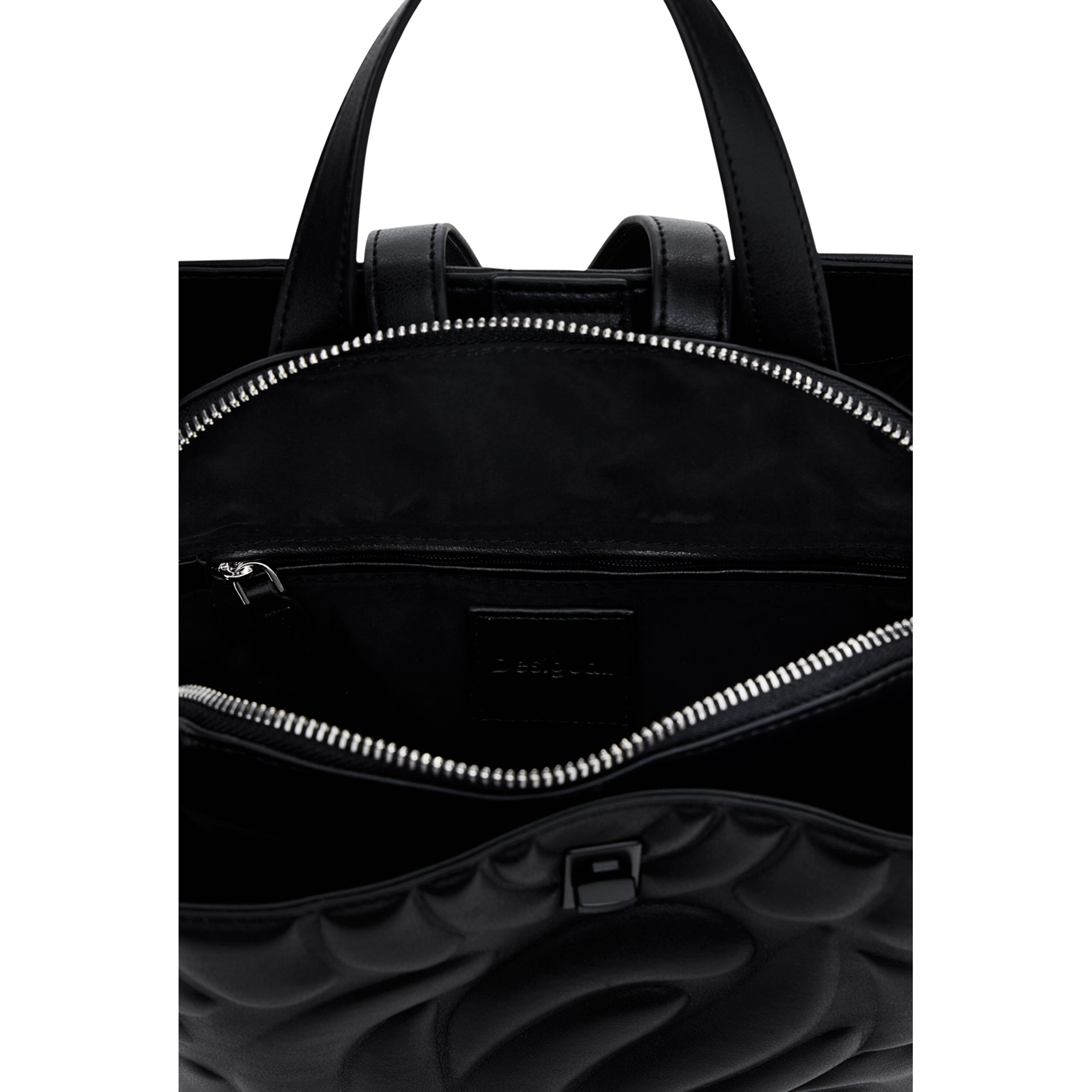 Sac à dos à relief | Noir