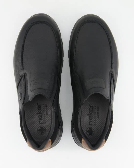 Rieker 03651-00 Slipper in Schwarz