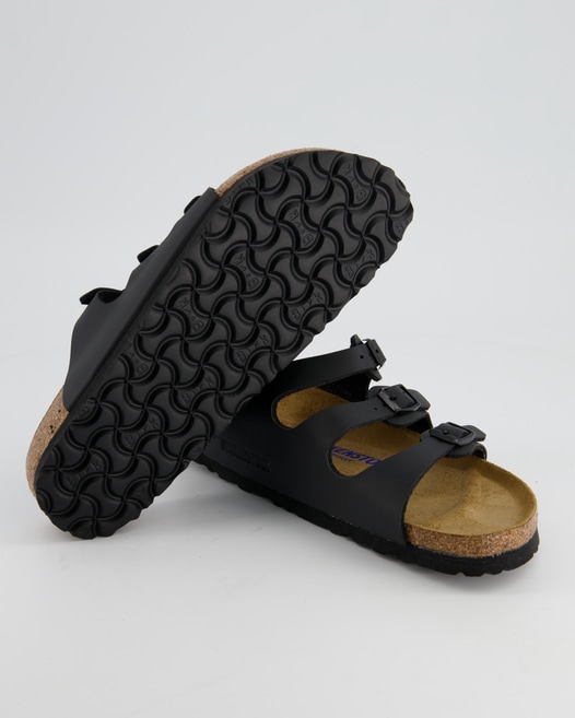 Birkenstock Florida Weichbettung Pantoletten in Schwarz