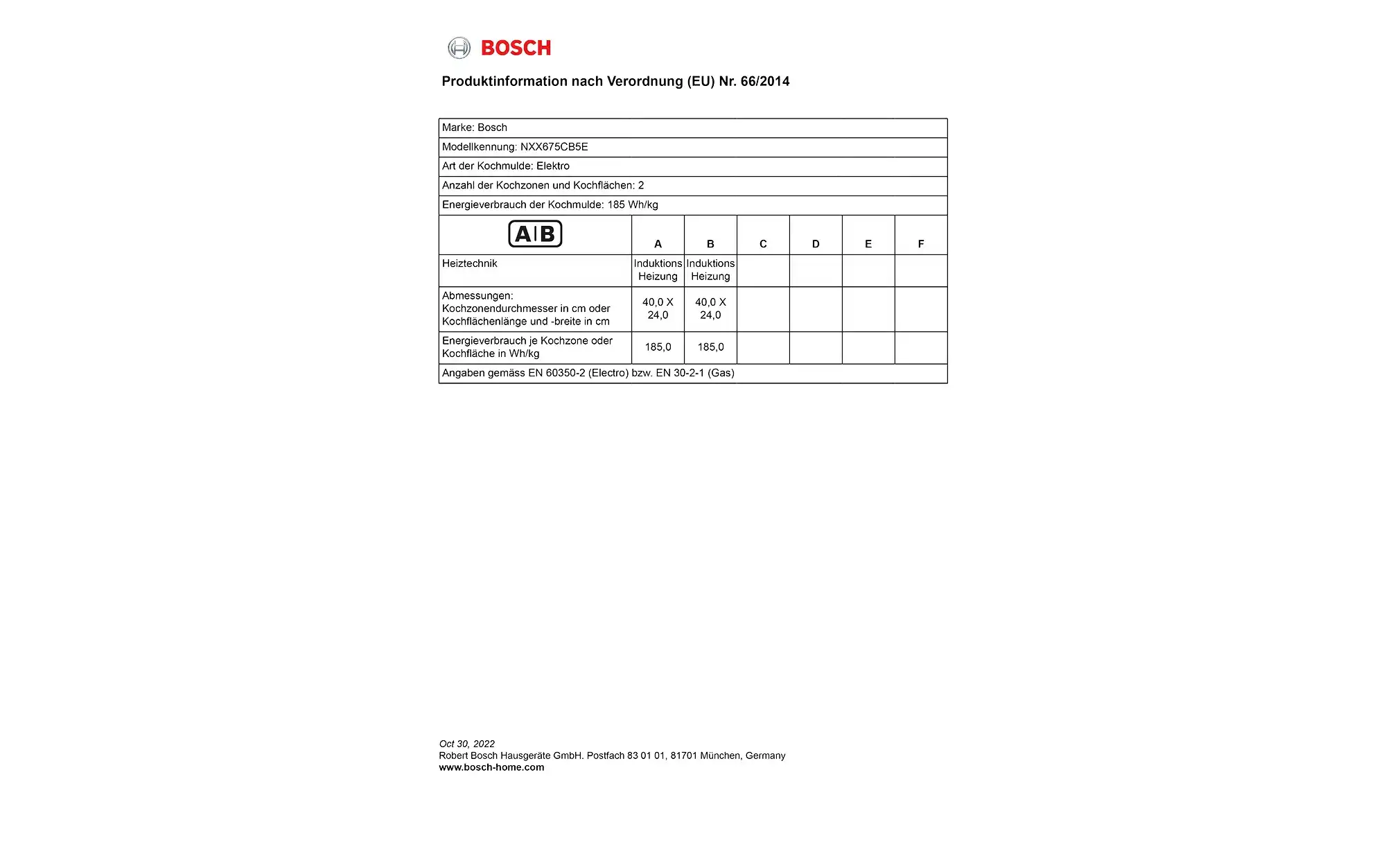 Einbau-Herdset HND679LS61
