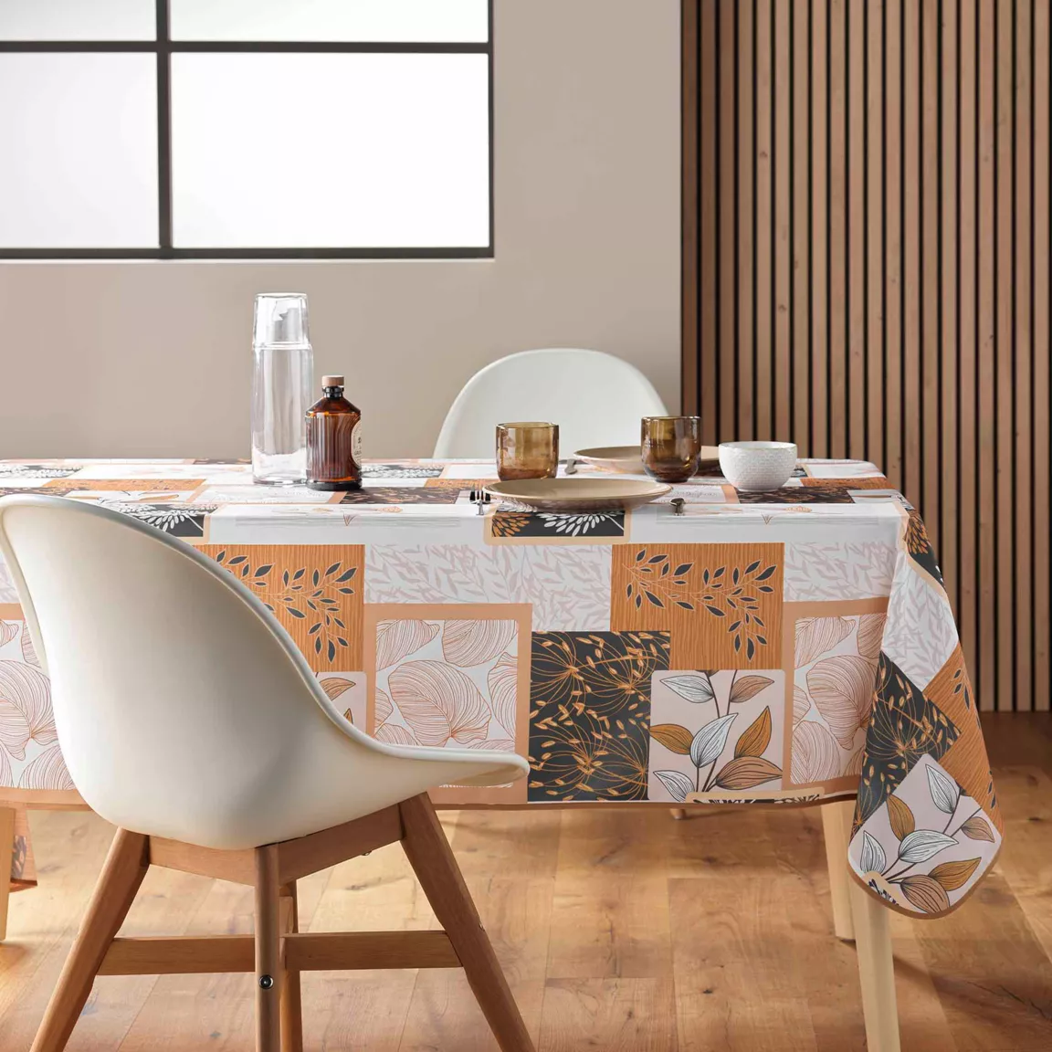 Nappe rectangulaire anti tache (150 x 240 cm) Faya Multicolore