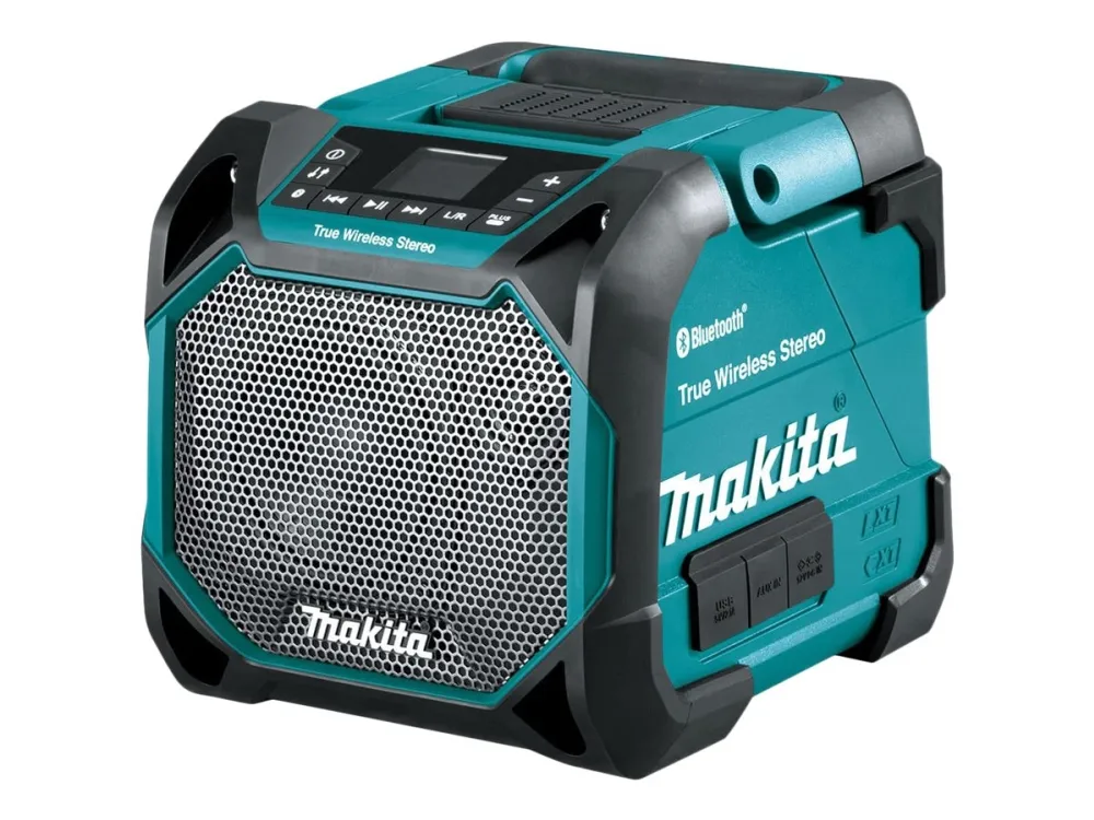 Makita DMR203 - Højttaler - til transportabel brug - trådløs - Bluetooth - 10 Watt - 2-vejs - Uden batteri og lader