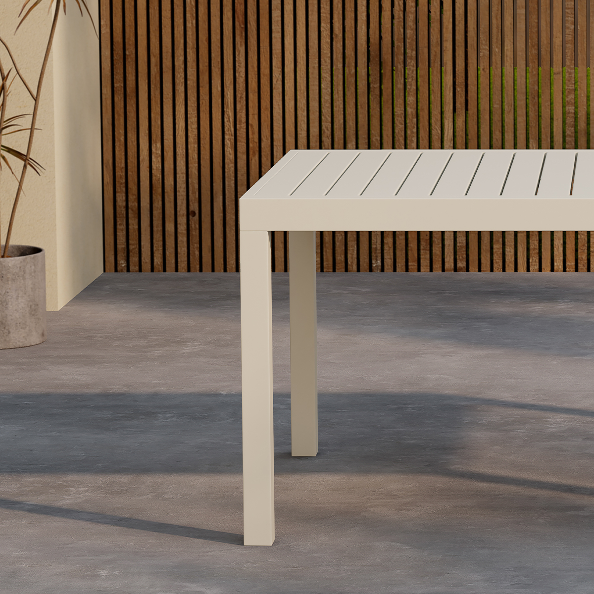Uitschuifbare tuintafel Grace Beige