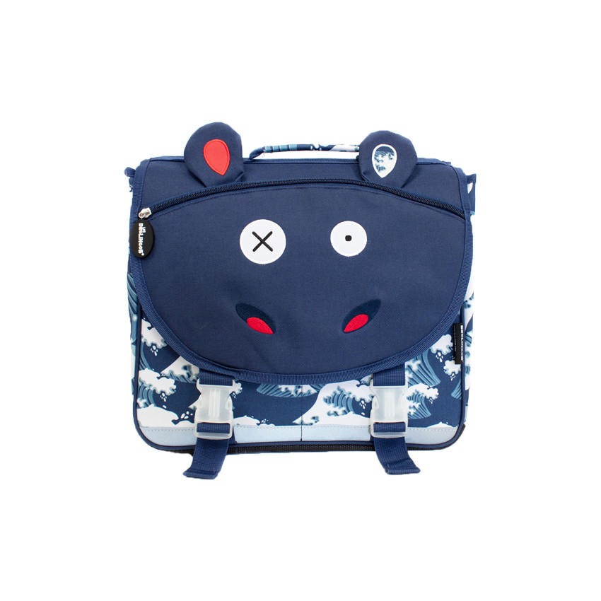Cartable 35 cm - Hippipos l'hippopotame