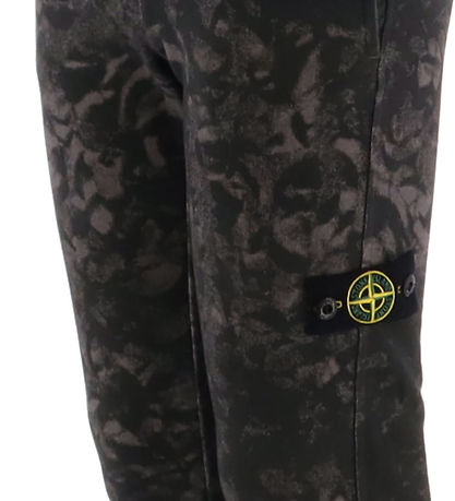 Stone Island Jogginghosen - Schwarz Meliert