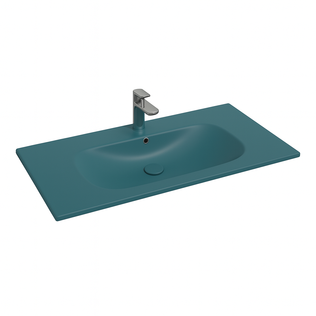 Isvea Infinity wastafel 100x50cm petrol
