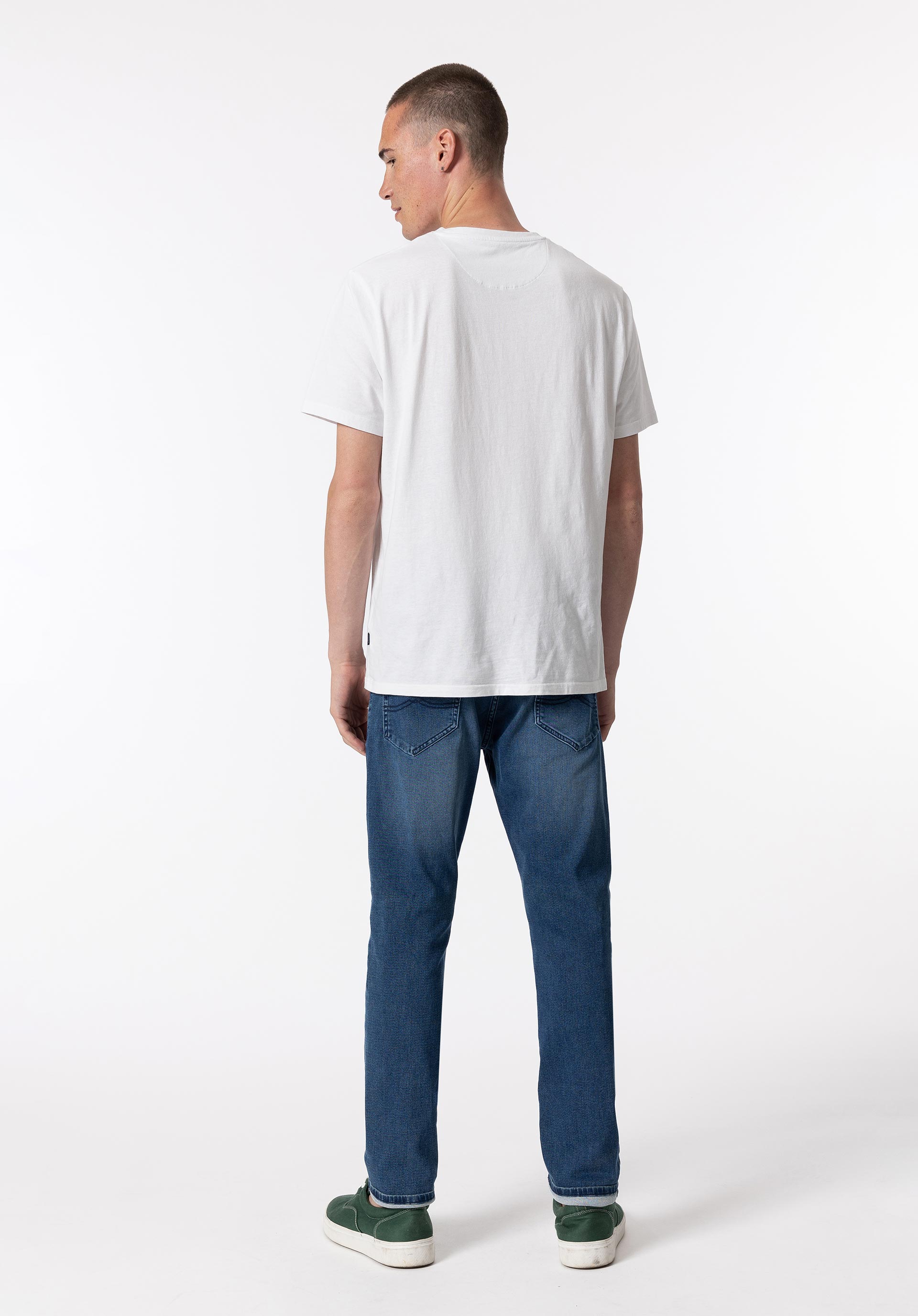 Jeans Indigo Knit Super Slim