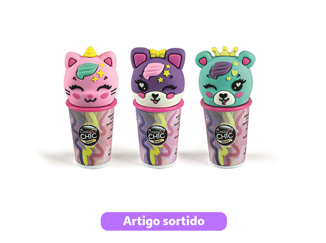 LIP BALM TRENDY PETS CRAZY CHIC MODELOS SORTIDOS