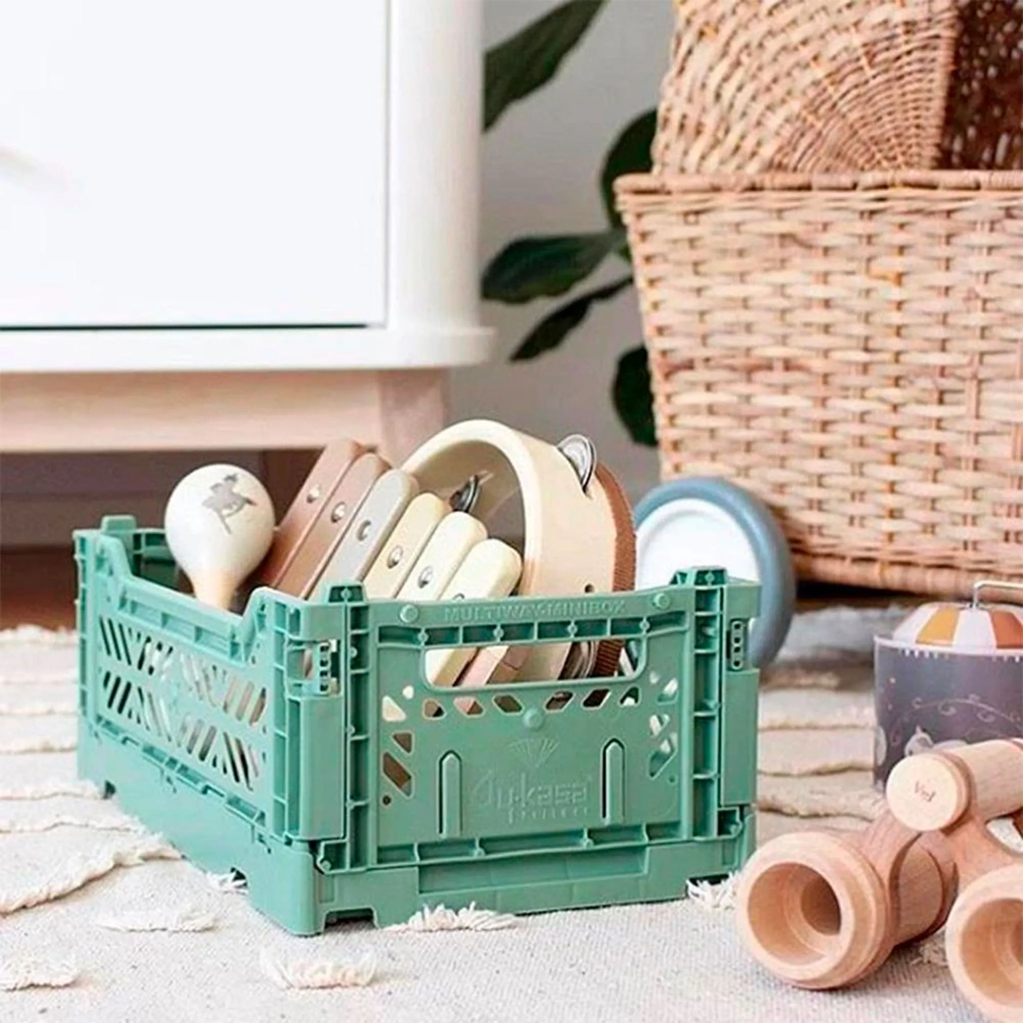 Aykasa Panier de Rangement Mini - Crème Coconut