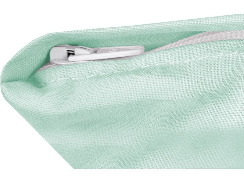 Julius Zöllner Kinder Kopfkissenbezug Aqua Mint 40 x 60 cm Strapazierfähiger Kissen-Bezug
