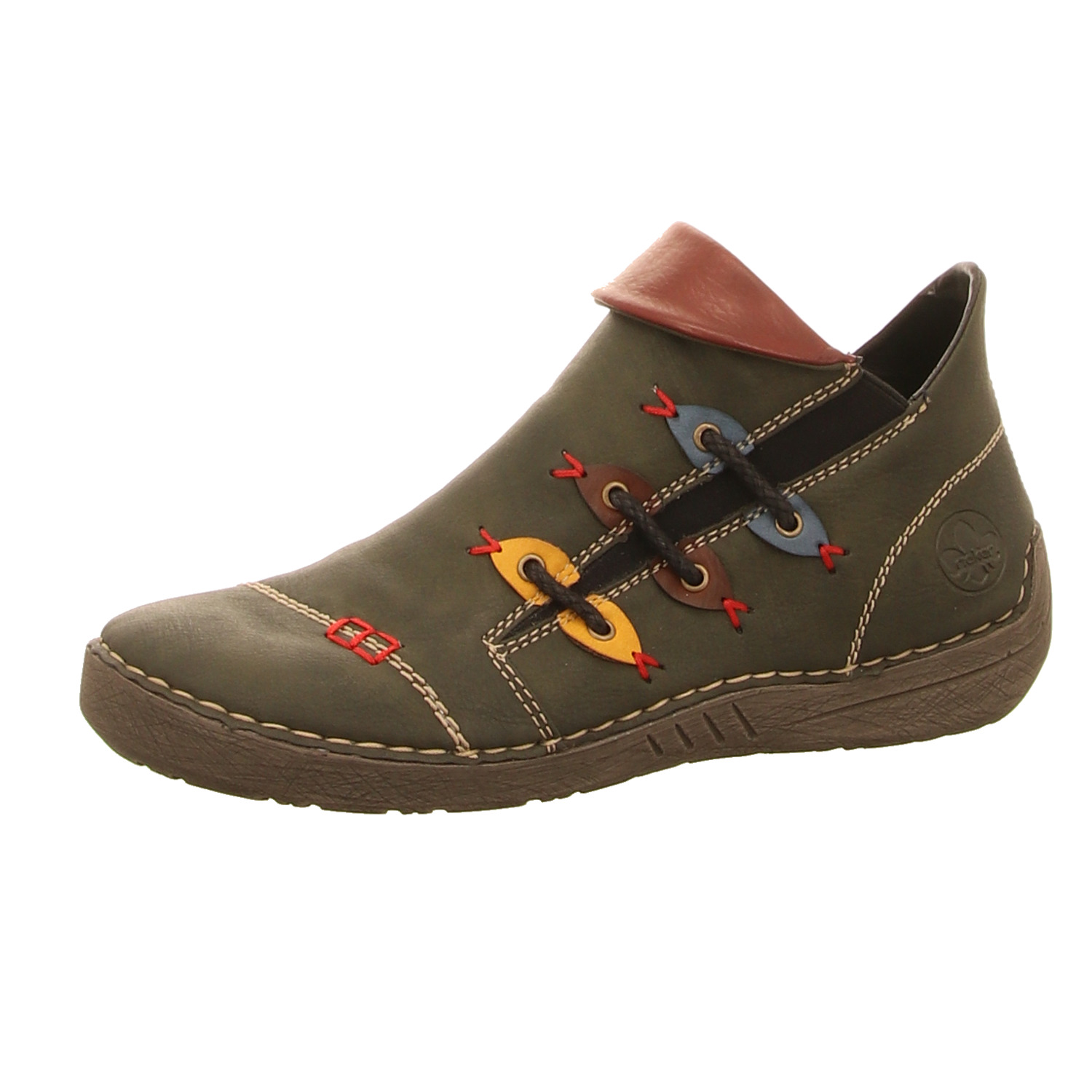 Rieker Stiefelette grün