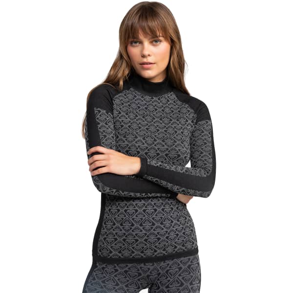T-shirt thermique ROXY SEAMLESS TOP TRUE BLACK