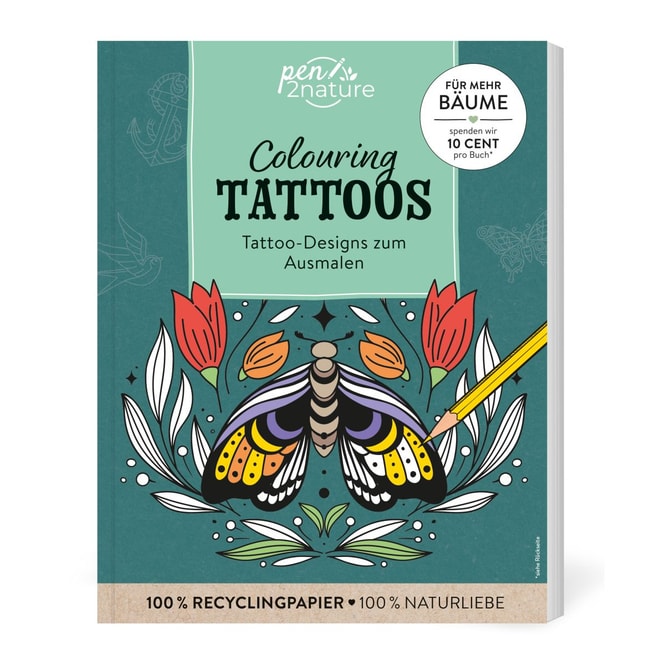 Colouring Tattoos - Tattoo-Designs zum Ausmalen