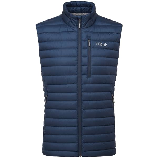 Doudoune randonnée RAB MICROLIGHT VEST TEMPEST BLUE