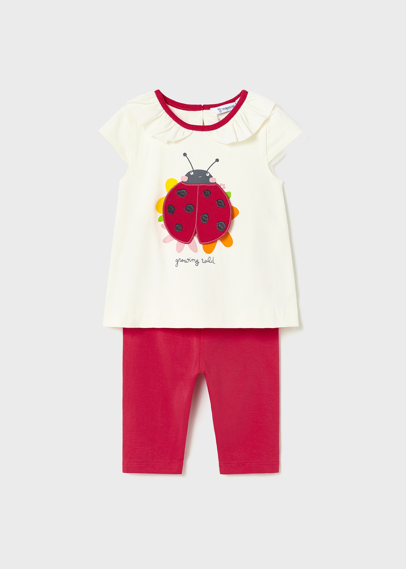 Conjunto de 2 peças em algodão sustentável para bebê