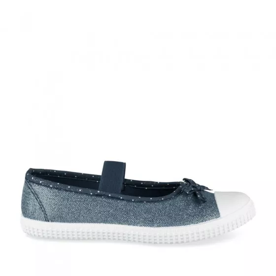 Baskets BLEU LOVELY SKULL