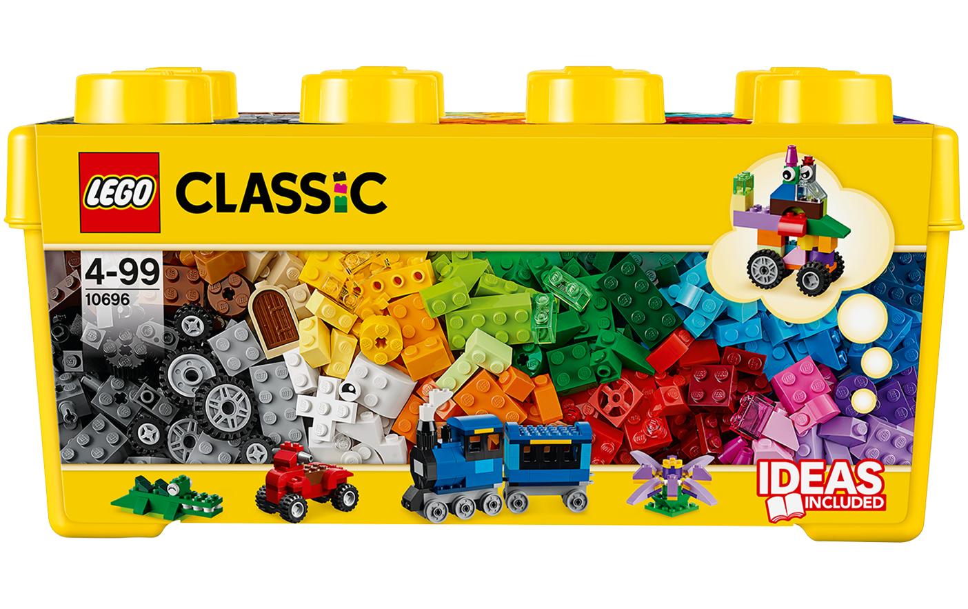 Classic Mittelgrosse Bausteine-Box 10696Set mit 484 Teilen