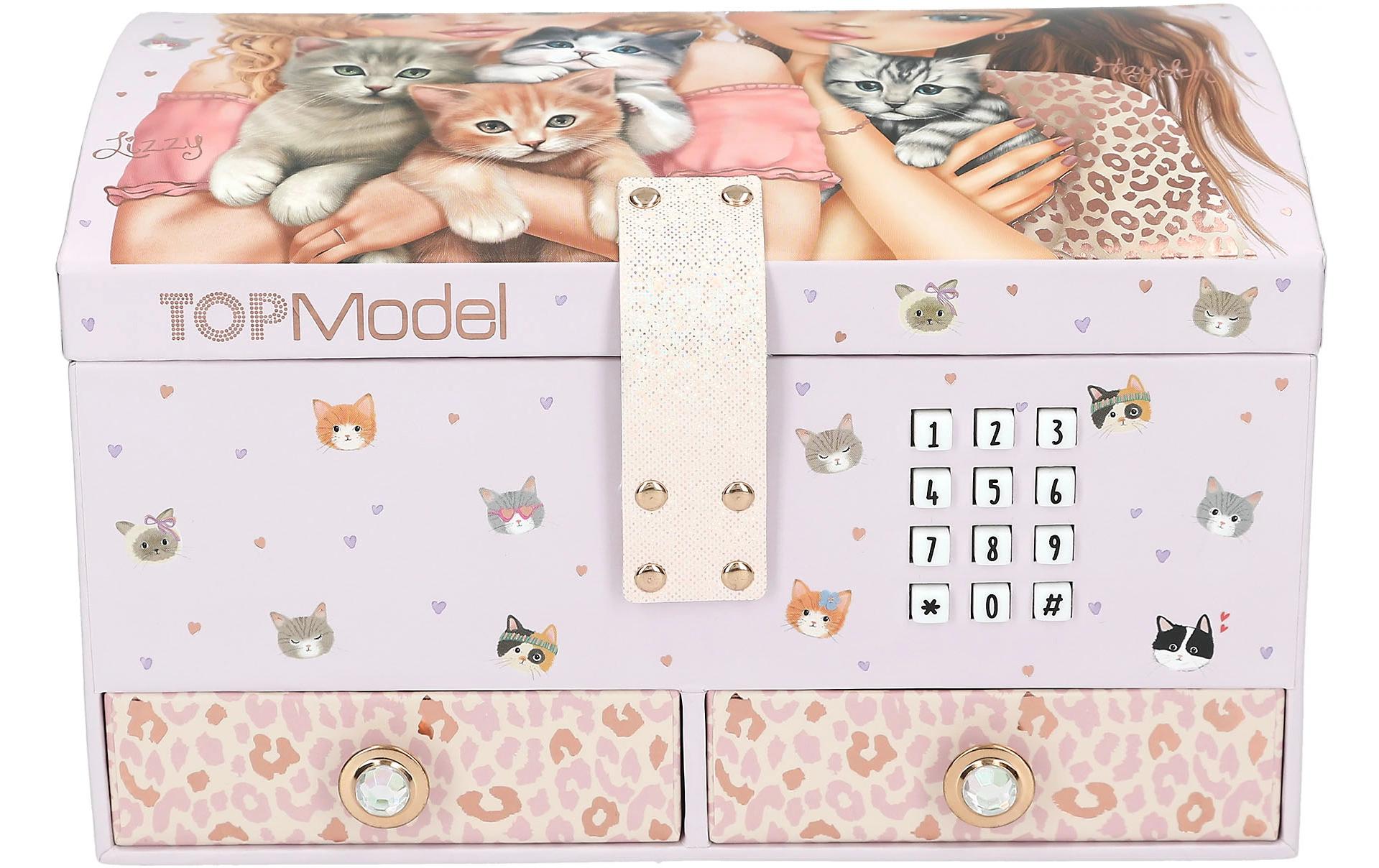 Schmuckschatulle Top Model CatSchmuckbox mit Code und Sound