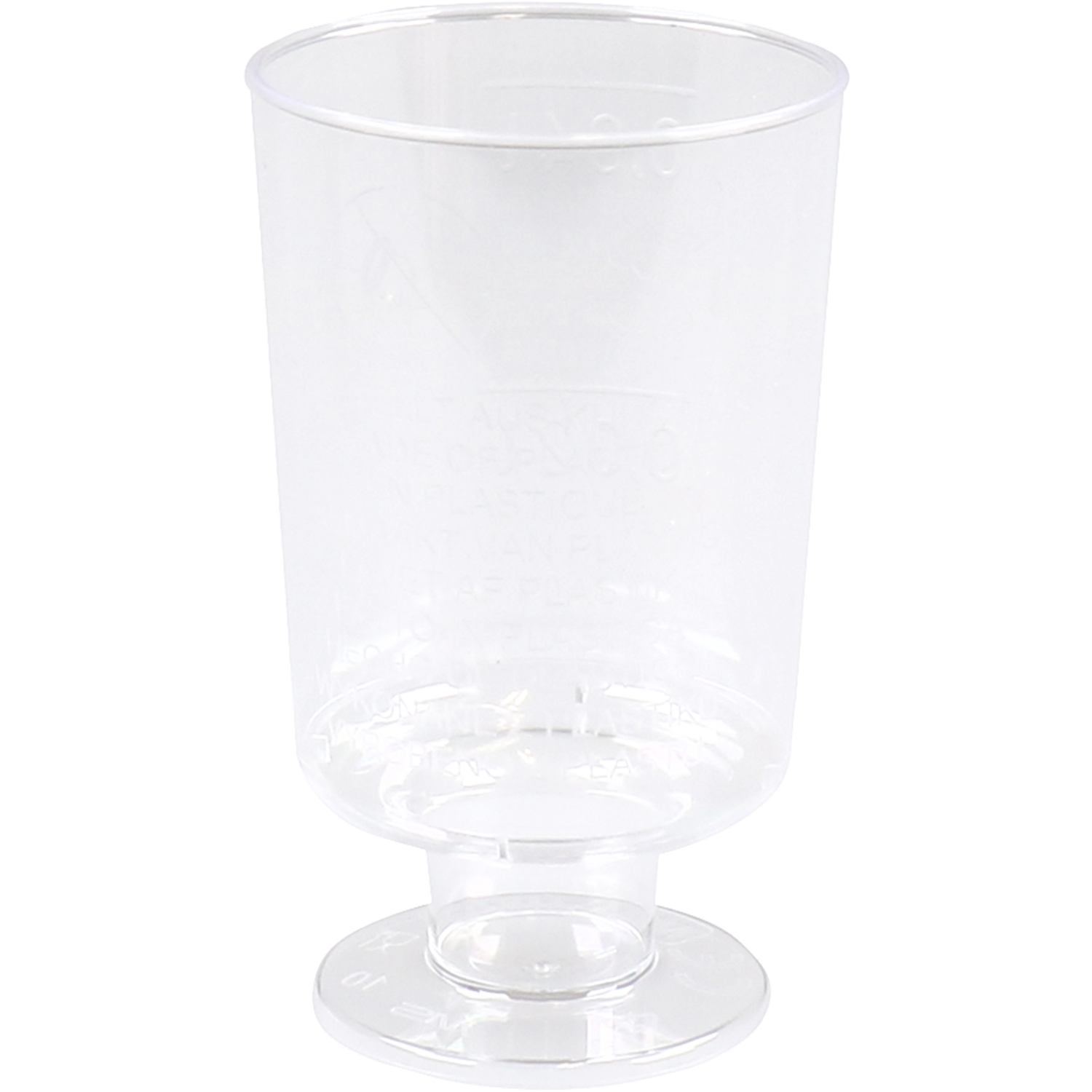 Depa Glas, borrelglas, schapdoos, met voet, pS, 40ml, transparant