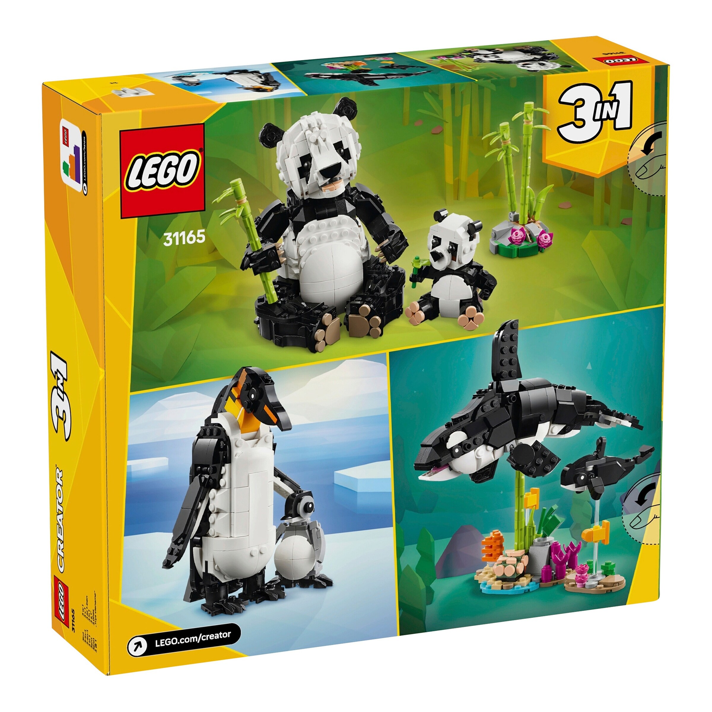 LEGO® - CREATOR 31165 Wilde Tiere: Pandafamilie