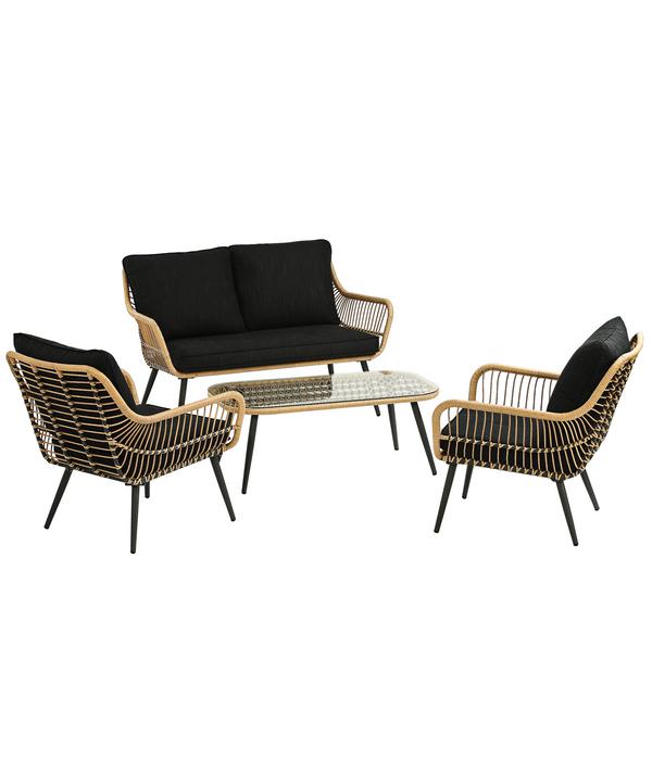 Dehner Lounge Venezia, 4-teilig