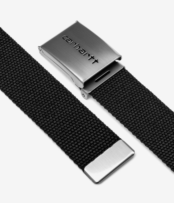 Carhartt WIP Clip Chrome Gürtel (black)