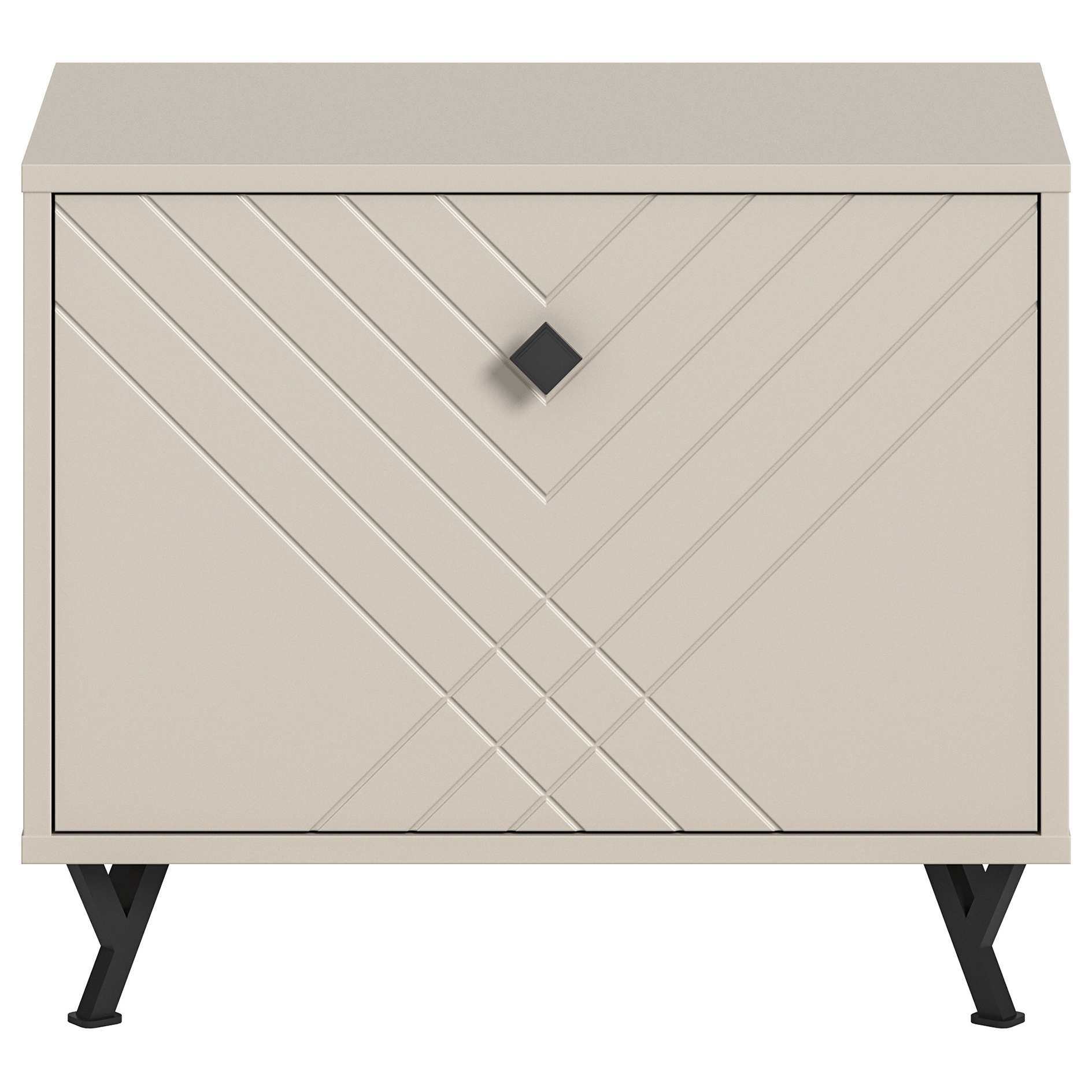 Sitzbank NOTES - sandbeige matt - 60 cm