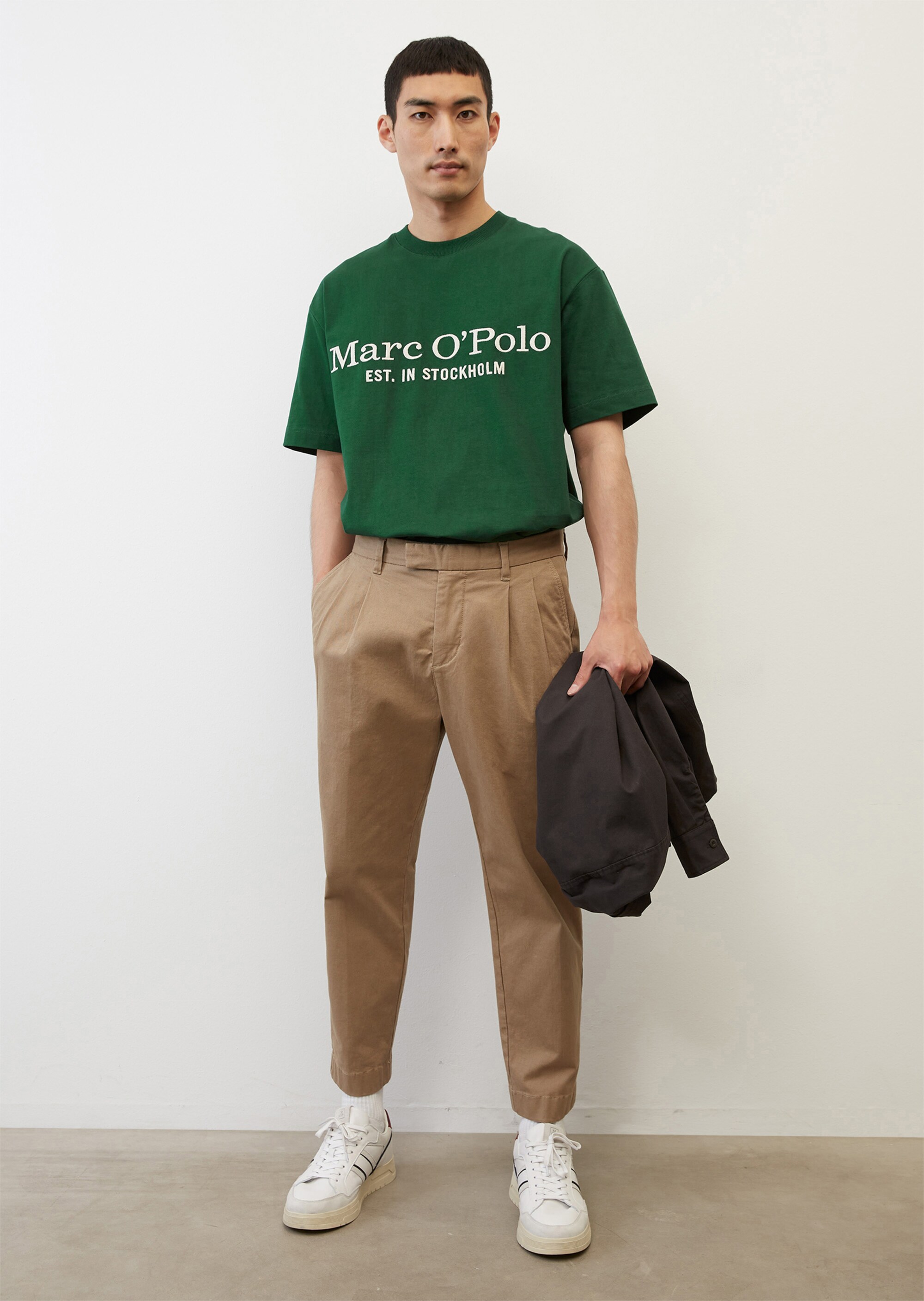 Heavy-Jersey-T-Shirt relaxed aus hochwertiger Bio-Baumwolle