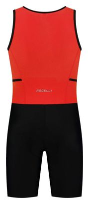 Combinaison de Triathlon Manches Courtes Rogelli Florida - Enfant - Rouge/Noir