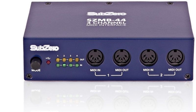 SubZero 4x4 MIDI-interface