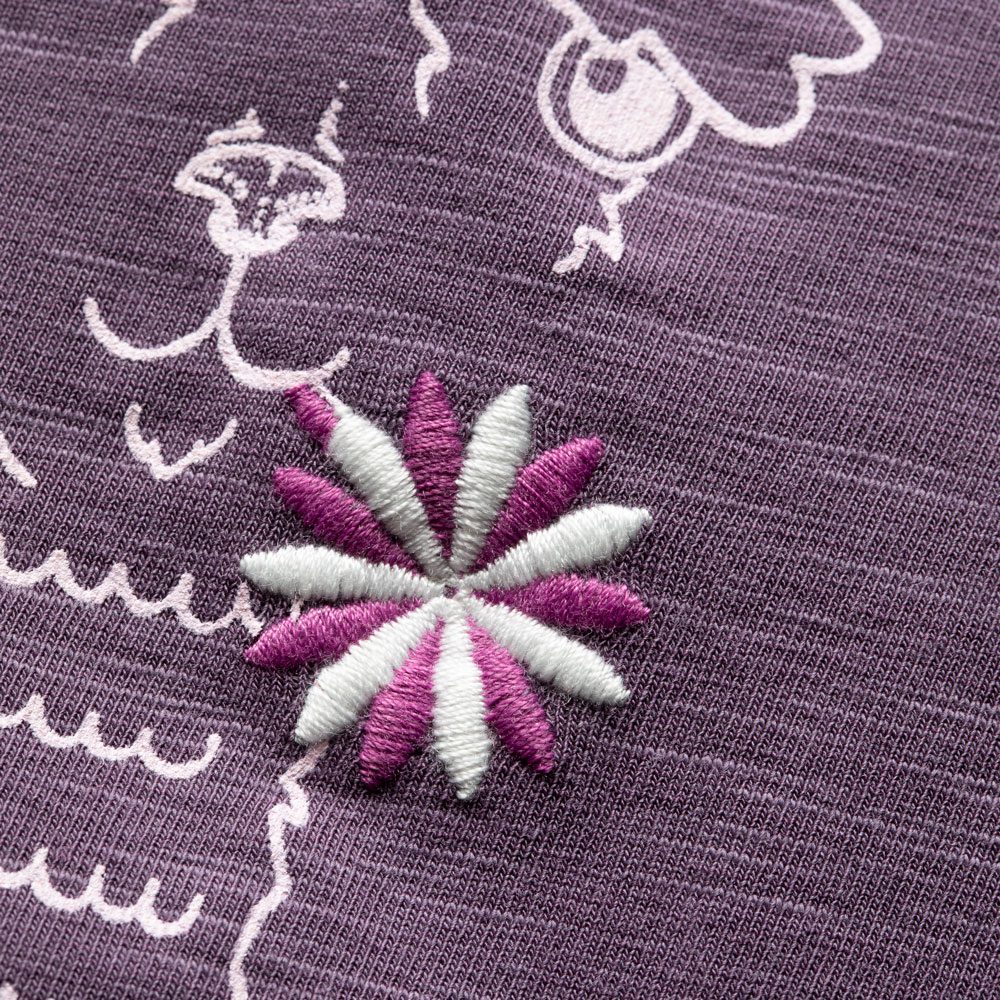 Chillaz Gandia Happy Alpaca T-Shirt Damen dark violet