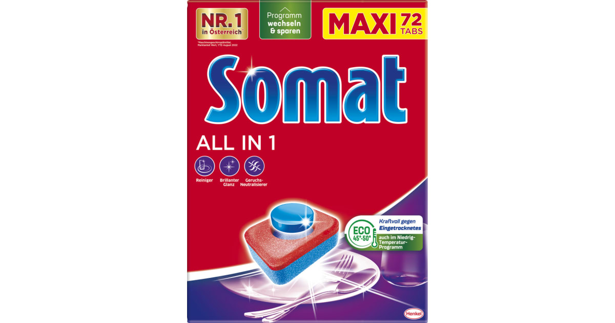 Somat Tabs XXL Pack 65 Geschirrspültabs