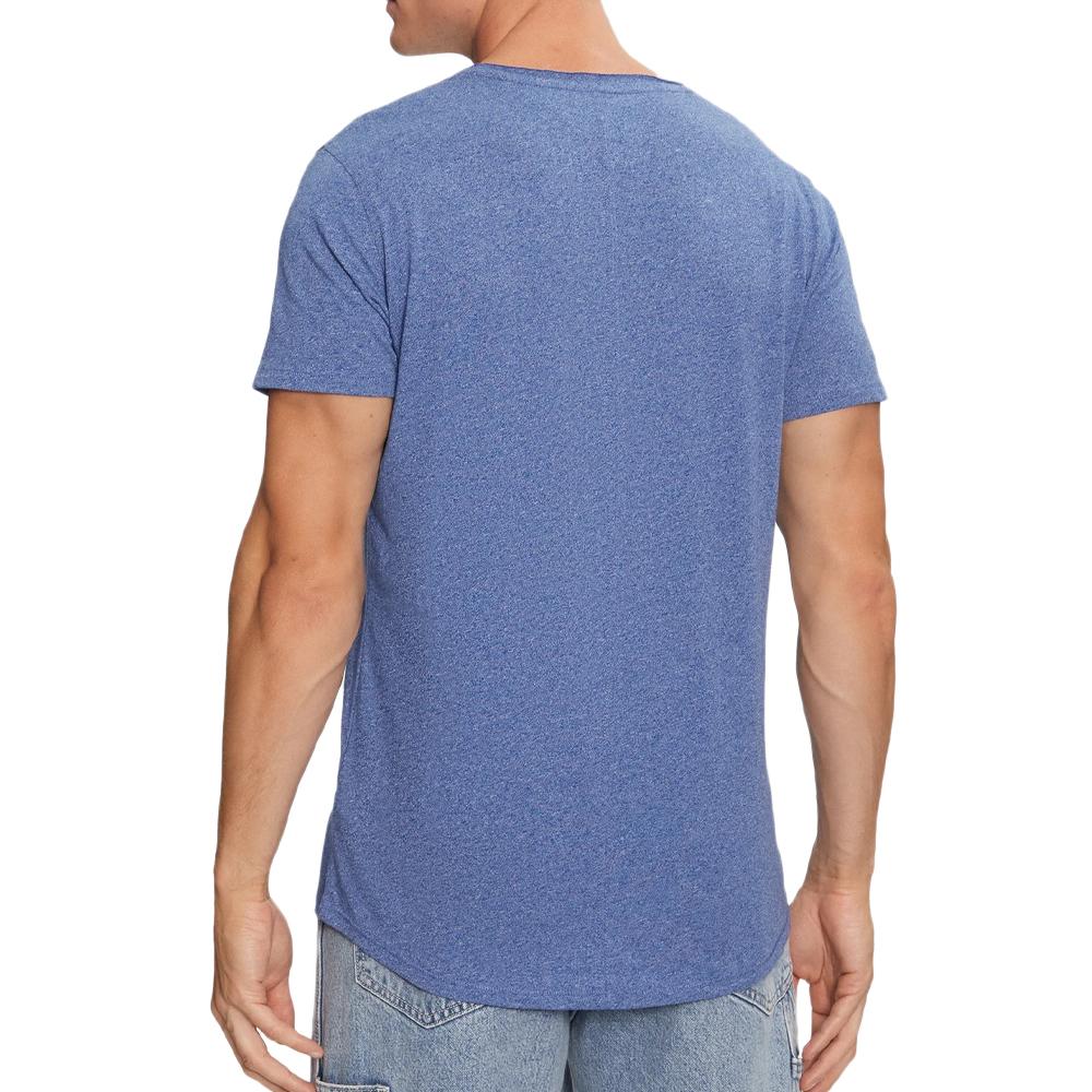 Tommy Hilfiger T-shirt Bleu Homme Tommy Hilfiger Xslim Jaspe