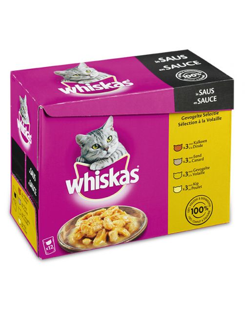 Whiskas Multipack Maaltijdzakjes Adult - Kattenvoer