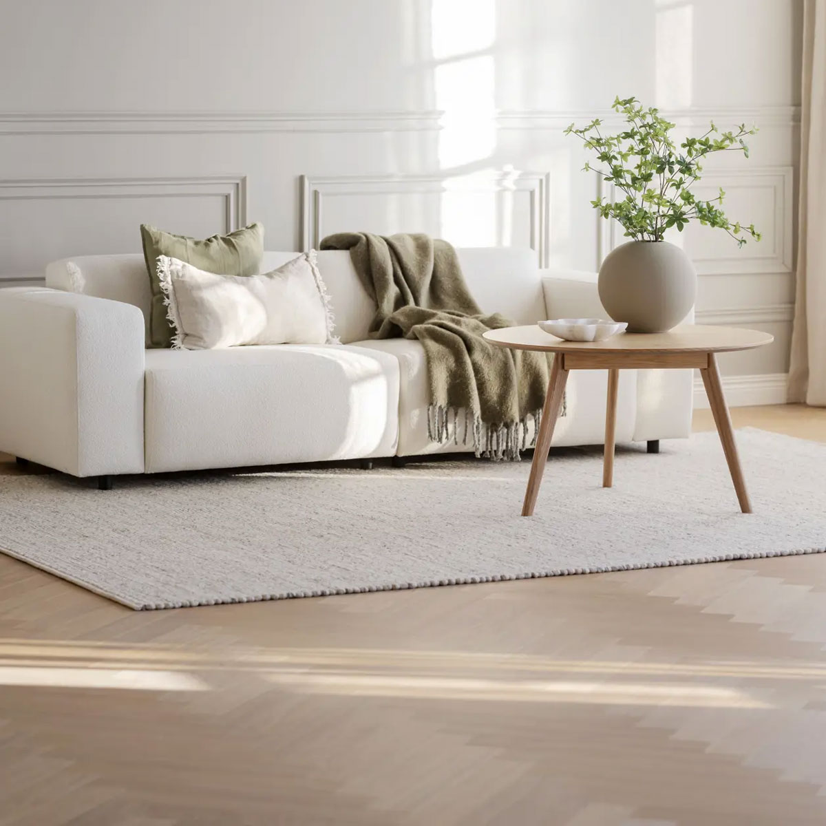 Salontafel Yumi rond Naturel