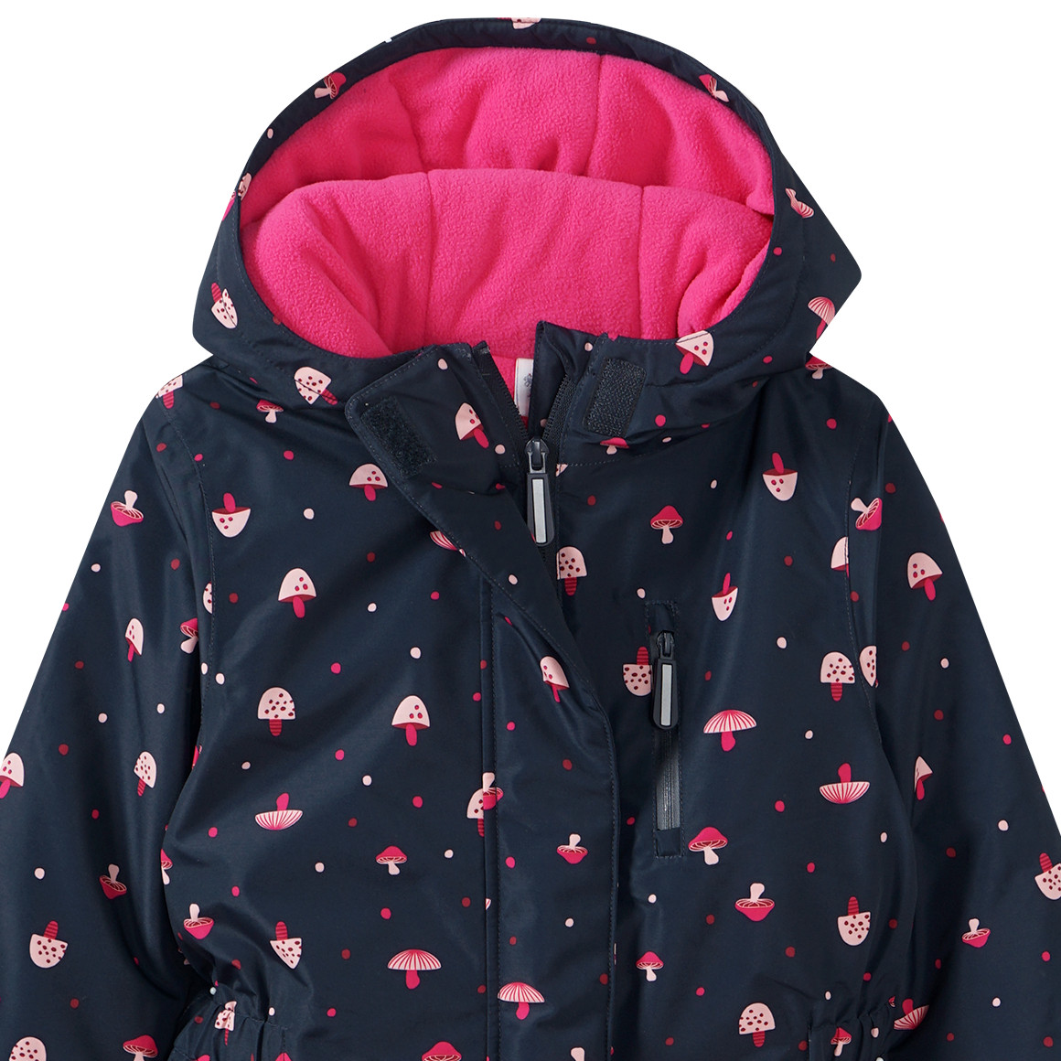 Topolino Mädchen Schneeoverall mit Pilz-Allover dunkelblau