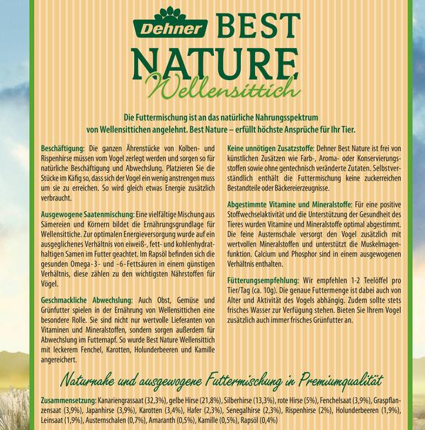 Dehner Best Nature Vogelfutter für