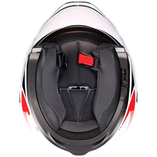 AGV - Casque Irides Tolosa Blanc / Rouge / Noir / Gris