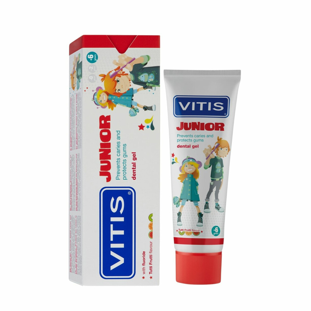 3x Vitis Tandpasta Junior75 ml