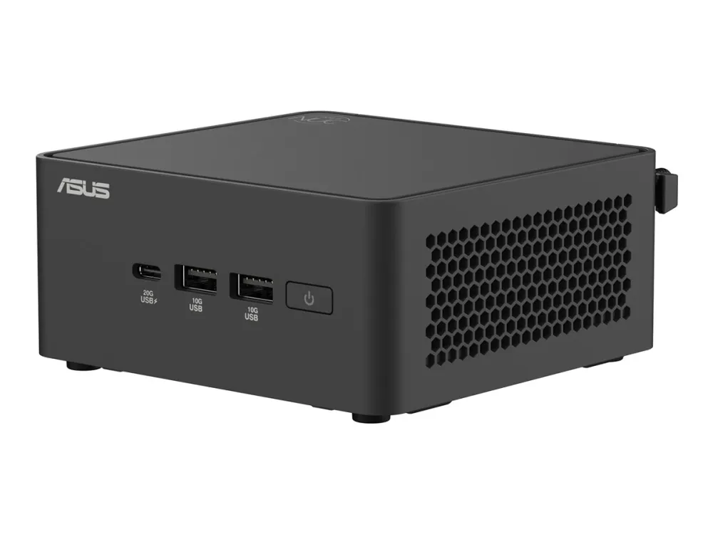 ASUS NUC 15 Pro Tall Kit RNUC15CRHC700002 - Barebone - mini PC 1 x Core Ultra 7 240H / op til 5.2 GHz - RAM 0 GB - Intel Graphics - IEEE 802.11ax (Wi-Fi 6), IEEE 802.11be (Wi-Fi 7), Bluetooth 5.4 - sort