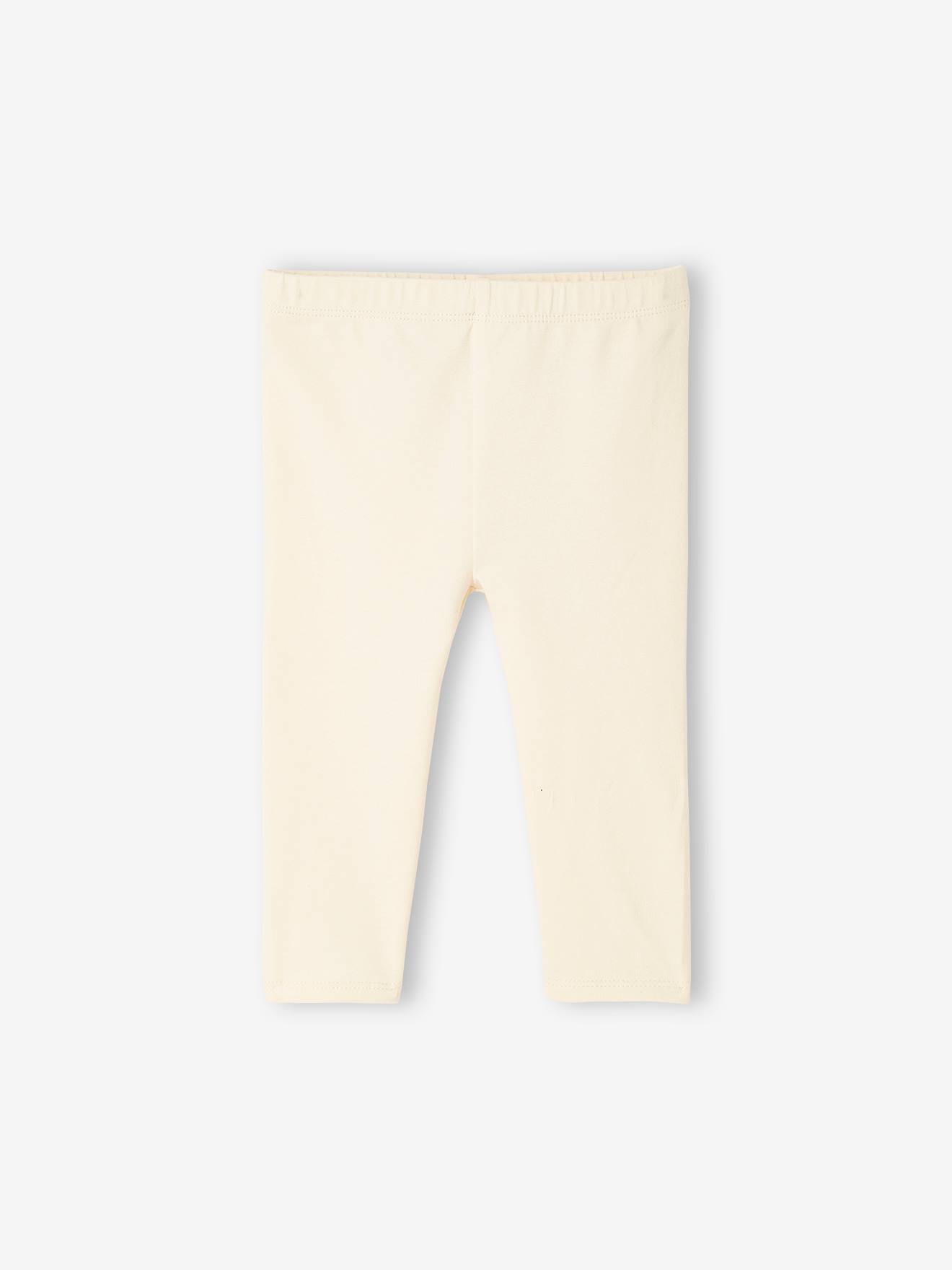 Conjunto de 2 leggings compridas para bebê menina, azul claro, bicolor/multicoloridas