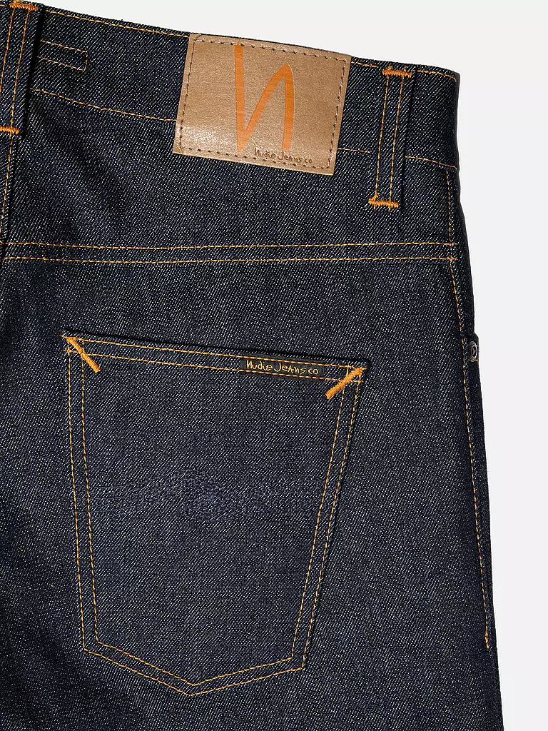 NUDIE JEANS Jeans Straight Fit GRIM TIM blau