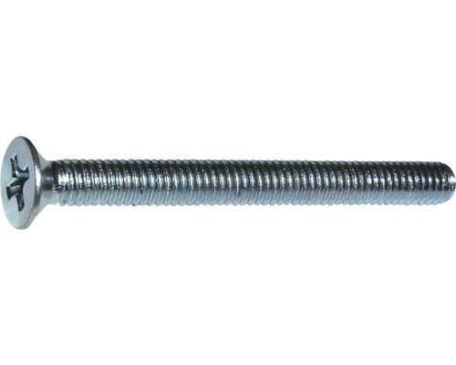 Verzonken schroef met kruiskop DIN 965 M6x45 mm, verzinkt, 50 stuks