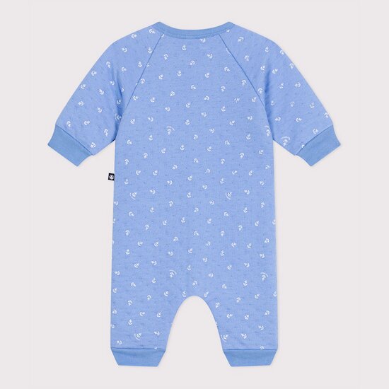 Combinaison en coton imprimé petites ancres   de               Petit Bateau