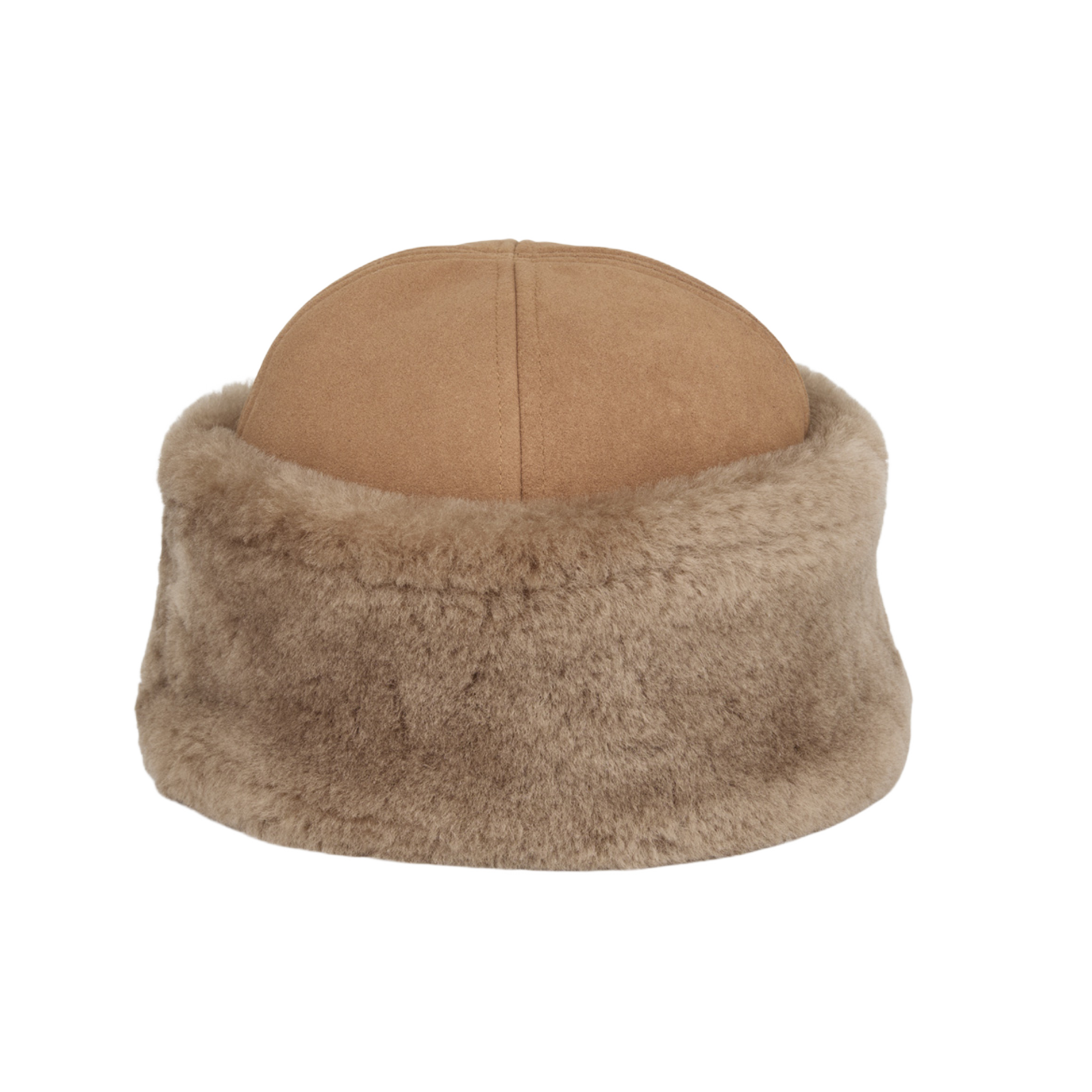 DORA - Chapeau en peau de mouton | Beige
