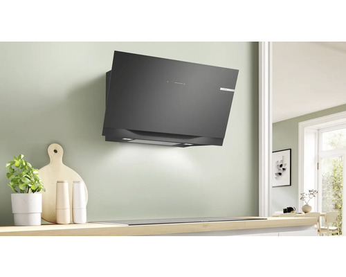 Bosch DWJ91LT60 recirculatie afzuigkap voor wandmontage, BxD 90 x 44,7 cm, zwart